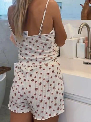 Spaghetti Strap Crop Top & Shorts Set - Diva Melody