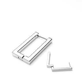 Square Geometric Rectangular Earrings - Diva Melody