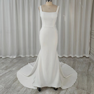 Square Neckline Wedding Dress - Diva Melody