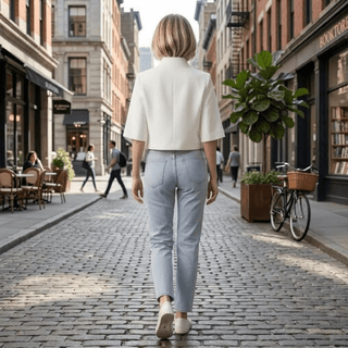 Stand Collar Cropped Wide Sleeve Blazer - Diva Melody