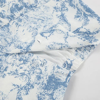 Stand Neck Top & High Waist Skirt Set - Diva Melody