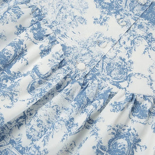 Stand Neck Top & High Waist Skirt Set - Diva Melody