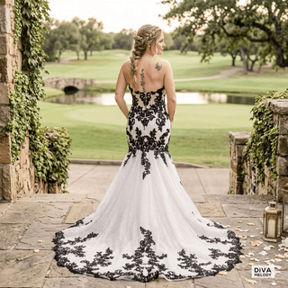 Strapless Lace Mermaid Bridal Gown - Diva Melody