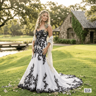 Strapless Lace Mermaid Bridal Gown - Diva Melody