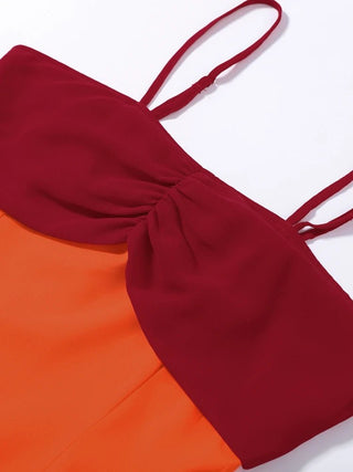 Strapless Layered Chiffon Ankle-Length Dress - Diva Melody