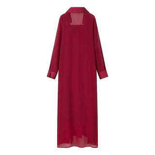 Strapless Maxi Dress and Sheer Duster Set - Diva Melody