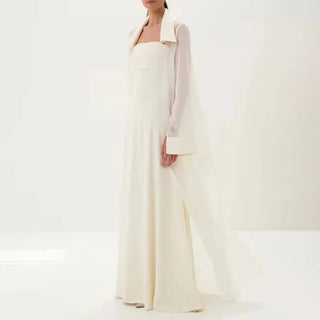 Strapless Maxi Dress and Sheer Duster Set - Diva Melody