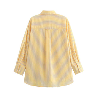 Striped Summer Button - Up Top - Diva Melody