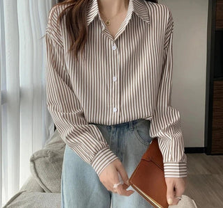 Stylish Solid Shirts Asymmetrical Blouse - Diva Melody