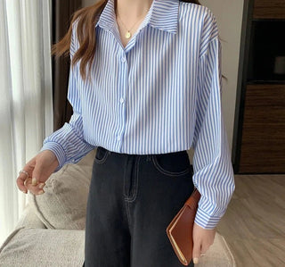 Stylish Solid Shirts Asymmetrical Blouse - Diva Melody