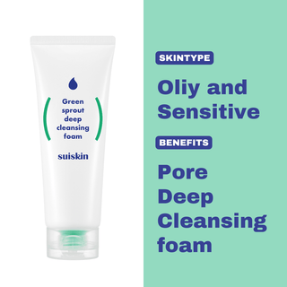 [Suiskin] Green sprout deep cleansing foam 150ml - Diva Melody