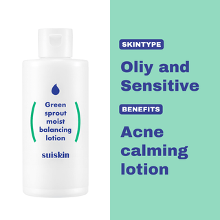 [Suiskin] Green sprout moist balancing lotion 210ml - Diva Melody
