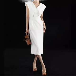 Summer High Waist Sleeveless Dress - Diva Melody