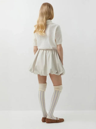 Summer Knitted Polo Shirt - Diva Melody