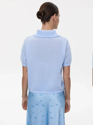 Summer Knitted Polo Shirt - Diva Melody