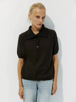 Summer Knitted Polo Shirt - Diva Melody