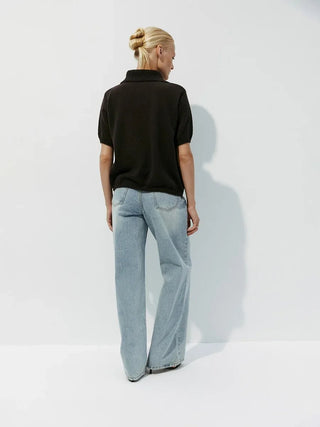 Summer Knitted Polo Shirt - Diva Melody