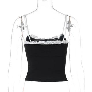 Summer Lace Sleeveless Crop Top - Diva Melody