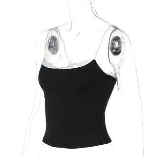 Summer Lace Sleeveless Crop Top - Diva Melody