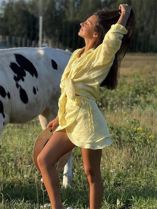 Summer Mini Skirt Outfit Set - Diva Melody