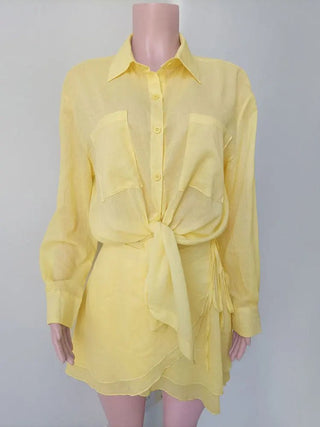 Summer Mini Skirt Outfit Set - Diva Melody