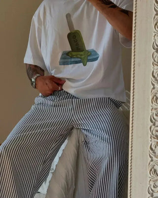 Summer Print Streetwear Tee - Diva Melody