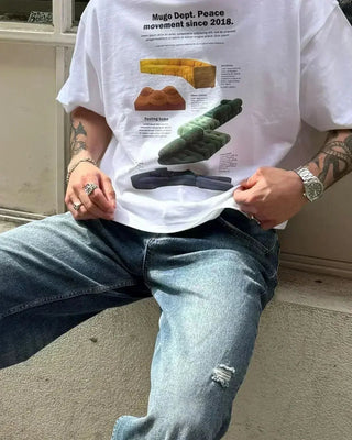 Summer Print Streetwear Tee - Diva Melody