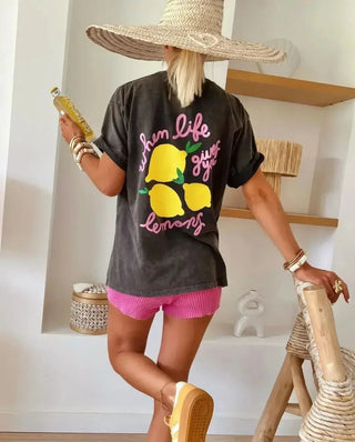 Summer Print Streetwear Tee - Diva Melody