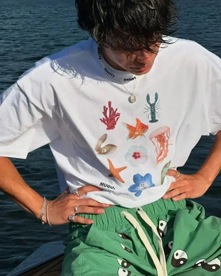 Summer Print Streetwear Tee - Diva Melody