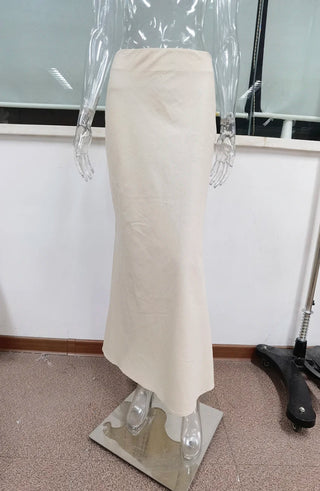 Summer V‑Neck Puff Sleeve A‑Line Skirt Set - Diva Melody