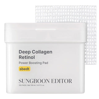 [SUNGBOON EDITOR] Deep Collagen Retinol Power Boosting Pad 150ml 100 pcs - Diva Melody