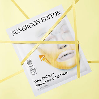 [SUNGBOON EDITOR] Deep Collagen Retinol Tension Boost Up Mask Set 4pcs - Diva Melody