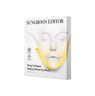 [SUNGBOON EDITOR] Deep Collagen Retinol Tension Boost Up Mask Set 4pcs - Diva Melody