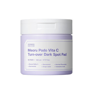 [SUNGBOON EDITOR] Meoru Podo Vita C Turn-over Dark Spot Pad 60pcs, 140ml - Diva Melody