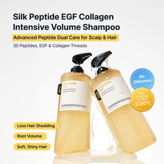 [SUNGBOON EDITOR] Silk Peptide EGF Collagen Intensive Volume Shampoo 400ml - Diva Melody