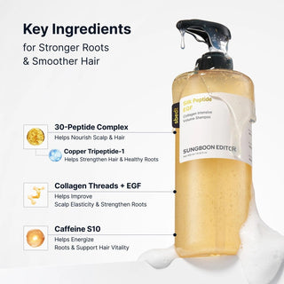 [SUNGBOON EDITOR] Silk Peptide EGF Collagen Intensive Volume Shampoo 400ml - Diva Melody