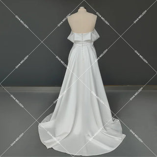 Sweep Train A Line Bridal Gown - Diva Melody