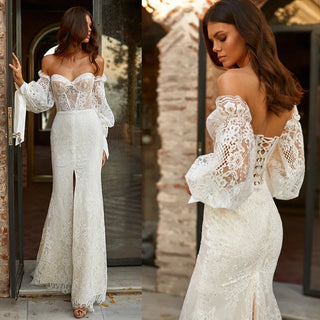 Sweetheart Lace Mermaid Gown - Diva Melody