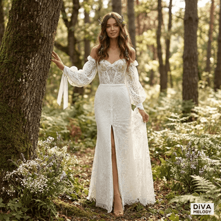 Sweetheart Lace Mermaid Gown - Diva Melody