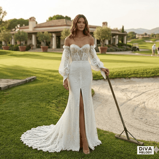 Sweetheart Lace Mermaid Gown - Diva Melody
