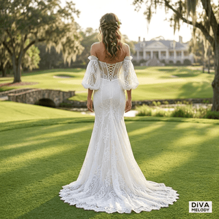 Sweetheart Lace Mermaid Gown - Diva Melody