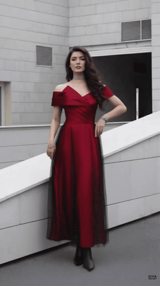 Sweetheart Neck Elegant Evening Dress - Diva Melody