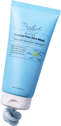 [THE LAB By BLANC DOUX] BlueClay Sherbet Pore Zero Mask 120ml - Diva Melody