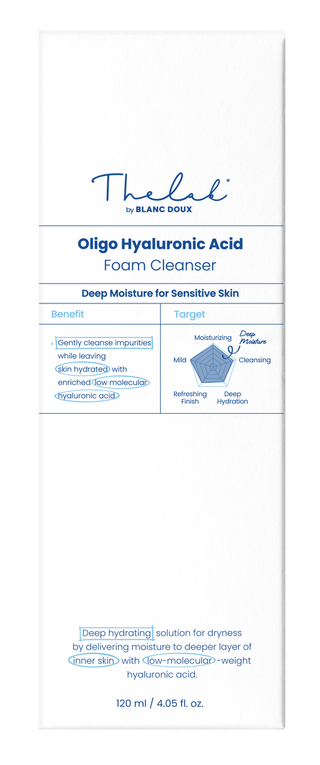 [THE LAB by BLANC DOUX] Oligo Hyaluronic Acid Foam Cleanser 120ml - Diva Melody