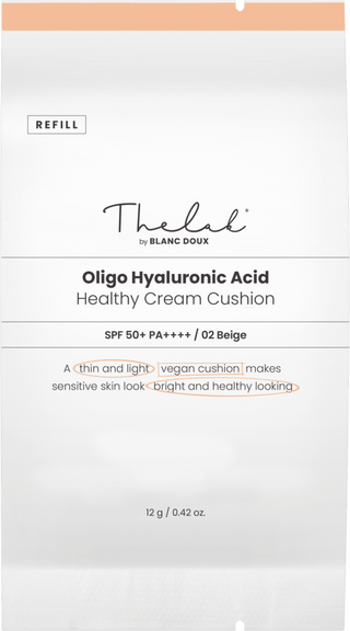 [THE LAB by BLANC DOUX] Oligo Hyaluronic Acid Healthy Cream Cushion Refill 2 BEIGE - Diva Melody