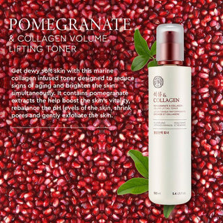 [Thefaceshop] POMEGRANATE AND COLLAGEN VOLUME LIFTING TONER 160ml - Diva Melody