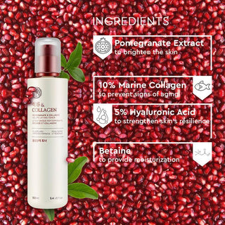 [Thefaceshop] POMEGRANATE AND COLLAGEN VOLUME LIFTING TONER 160ml - Diva Melody