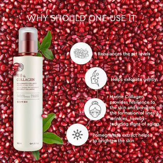 [Thefaceshop] POMEGRANATE AND COLLAGEN VOLUME LIFTING TONER 160ml - Diva Melody