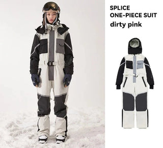 Thick Men Women One - Piece Ski Jumpsuit Outdoor Sports Snowboard Jacket Warm Jump Suit - Diva Melody