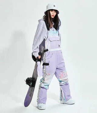 Thick Men Women Ski Pants Straight Full Overalls Jumpsuit Outdoor Sports wear - Diva Melody